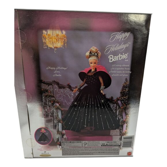 1998 Vintage RARE (Box Error) Mattel Happy Holidays Special Edition Barbie NRFB - Picture 2 of 14